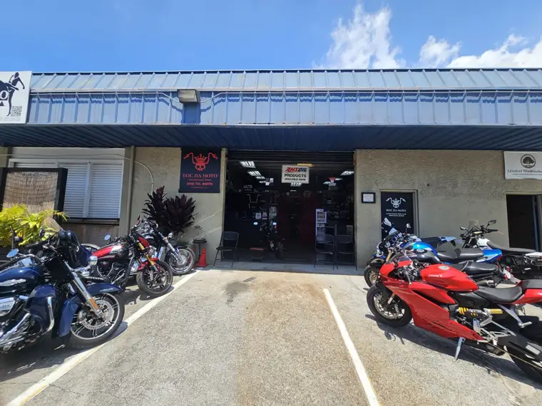 Roc Da Moto storefront on Kaiwi Street
